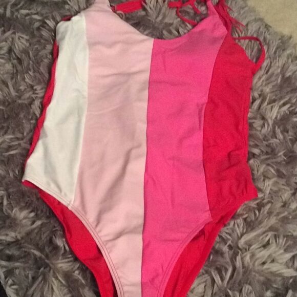 NWT PilyQ Farrah 1-Piece Bathing Suit Rouge Large - Picture 4 of 8
